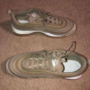 Size 12 womens olive green Air Max 97s
